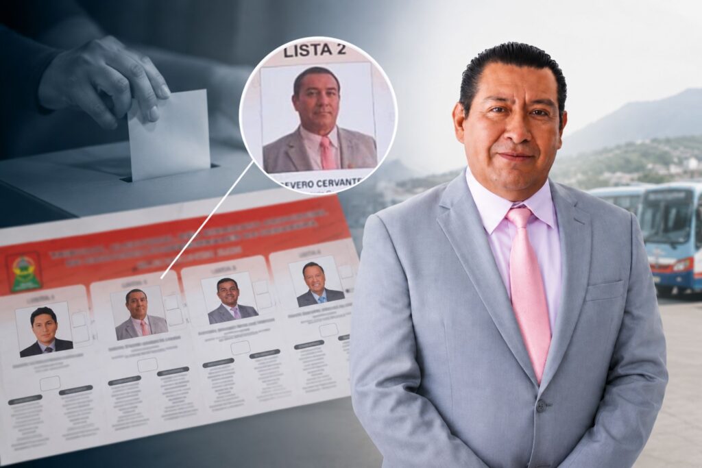 Abdón Cervantes sostiene que su imagen fue alterada en la papeleta utilizada durante las elecciones del Sindicato de Choferes Profesionales de Imbabura.