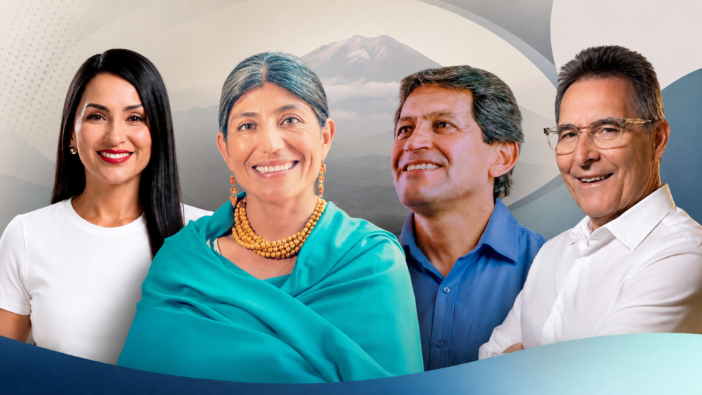 Cuatro candidatos a la Prefectura de Imbabura para las elecciones seccionales