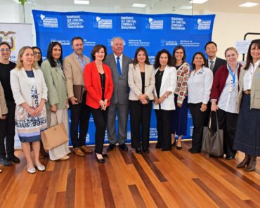 Representantes de organismos internacionales en la Feria de Cooperación Internacional Ibarra 2026